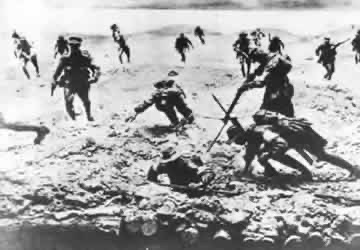 anzac soldiers attack