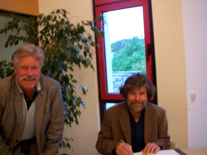 ich und Reinhold Messner