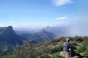 dicker Mann vor dem Teide 3800m