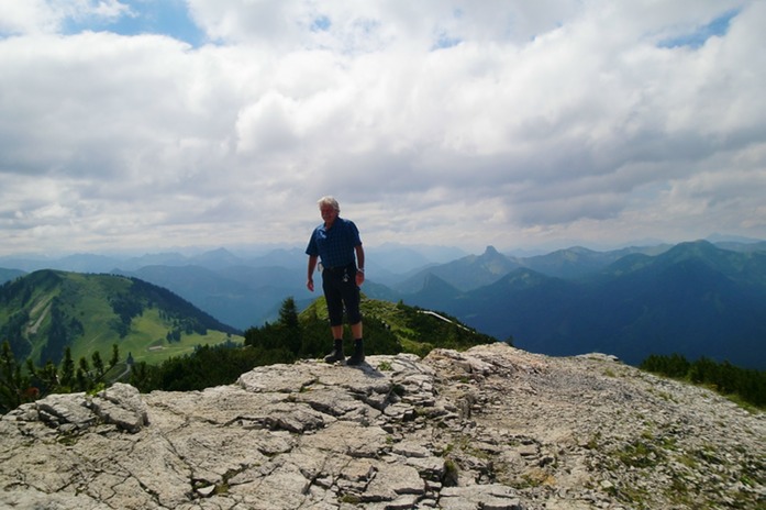 Blick zum Hauptkamm