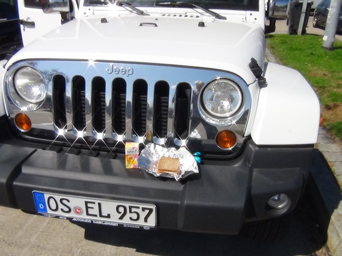 Picknick auf Jeep