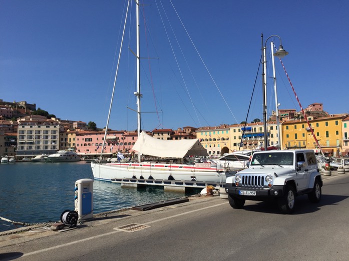 Jeep in Portoferraio