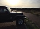 Jeep an der Oase