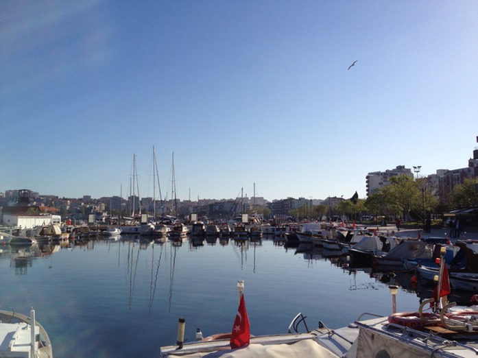 Hafen am Cordon in Canakkale