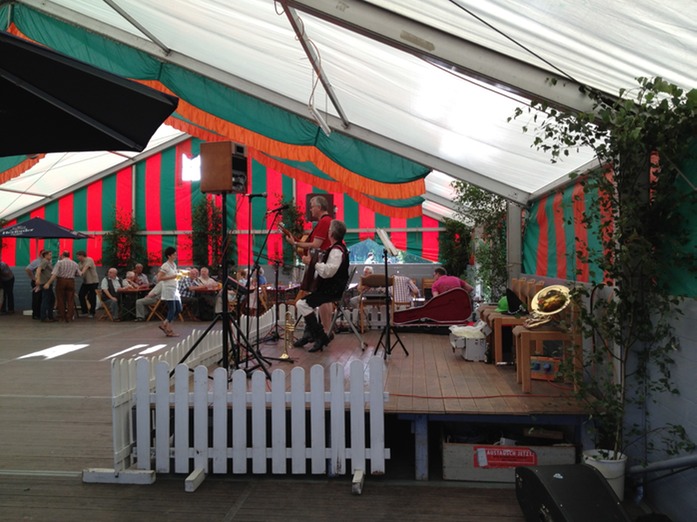 Soundcheck und erst Gste