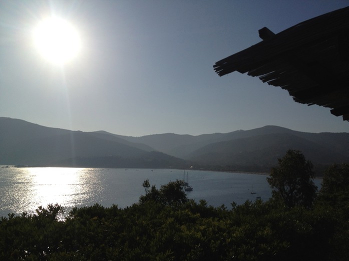 früher Abend an unserem Chalet