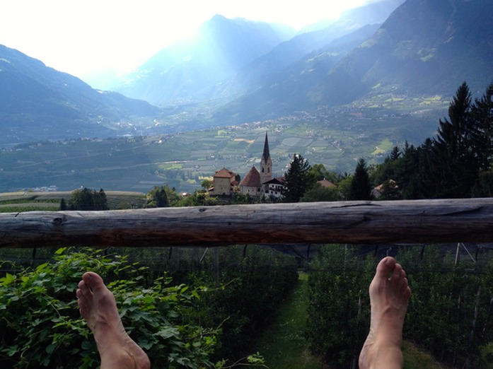 Fe im Abendlicht von St. Georgen