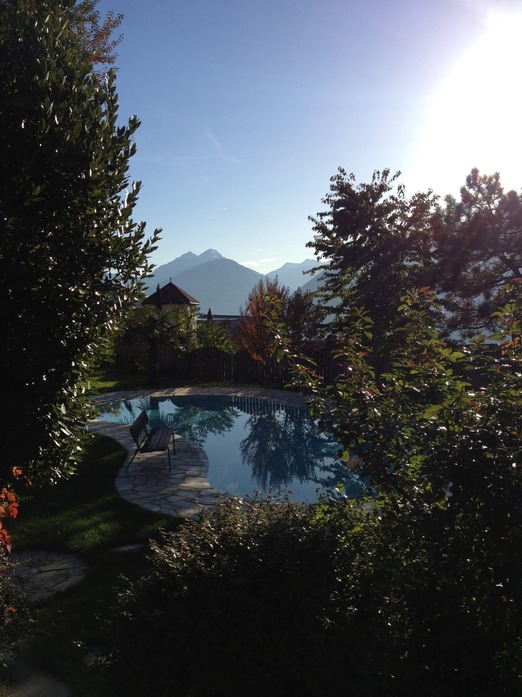Poolstimmung Ende Oktober