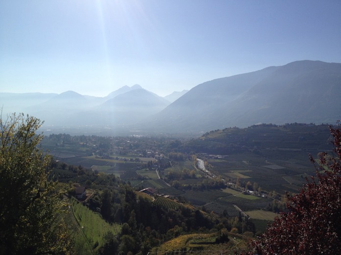 Blick vom Mausoleum nach Italien