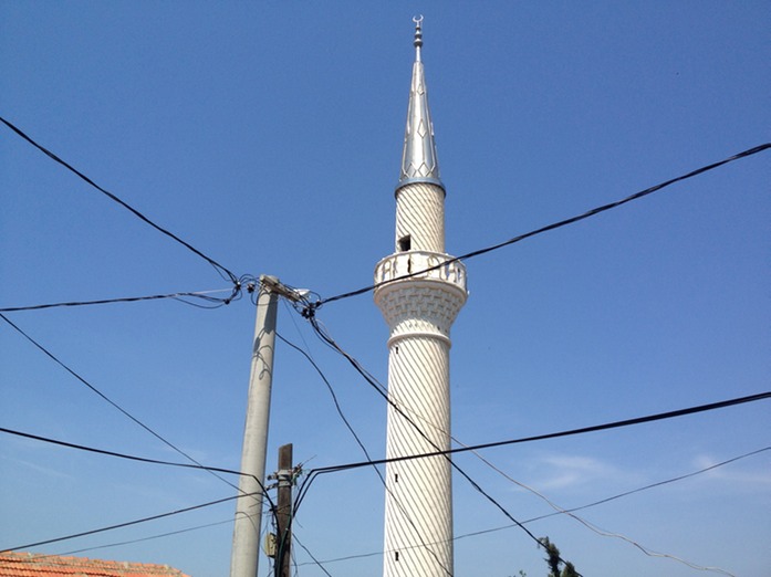 Minarett mit Strom