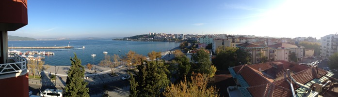 Panorama vom Balkon