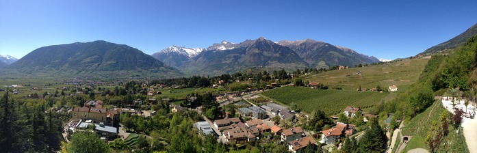 Panorama in den Grten