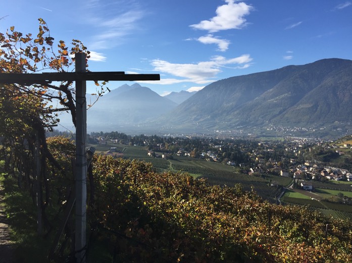 Herbstblick nach Meran