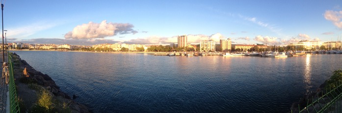 Panorama am Abend