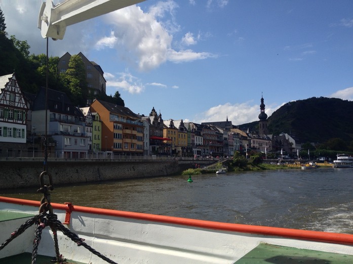 Cochem vom Schiff aus