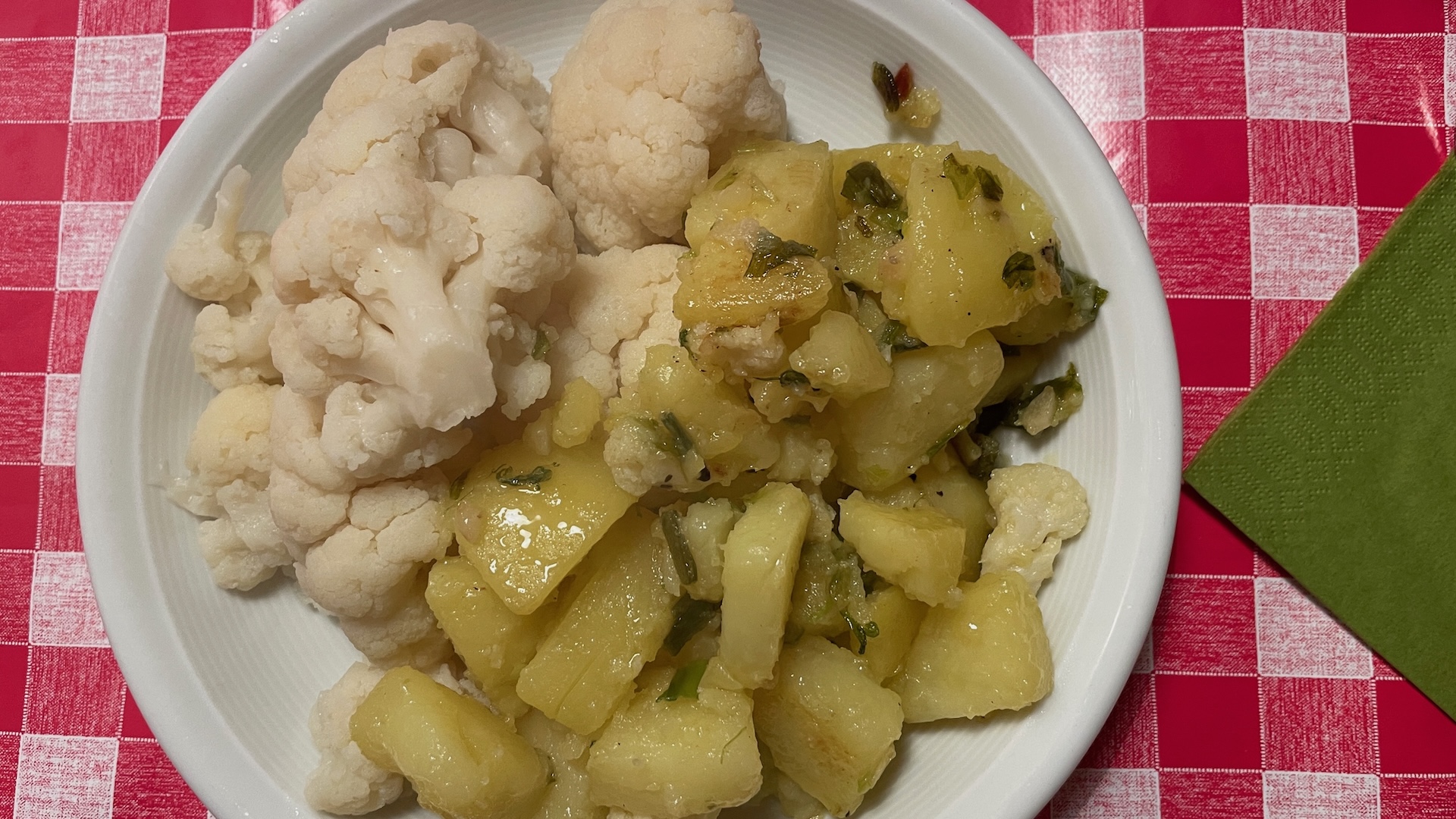 Blumenkohlbratkartoffeln
