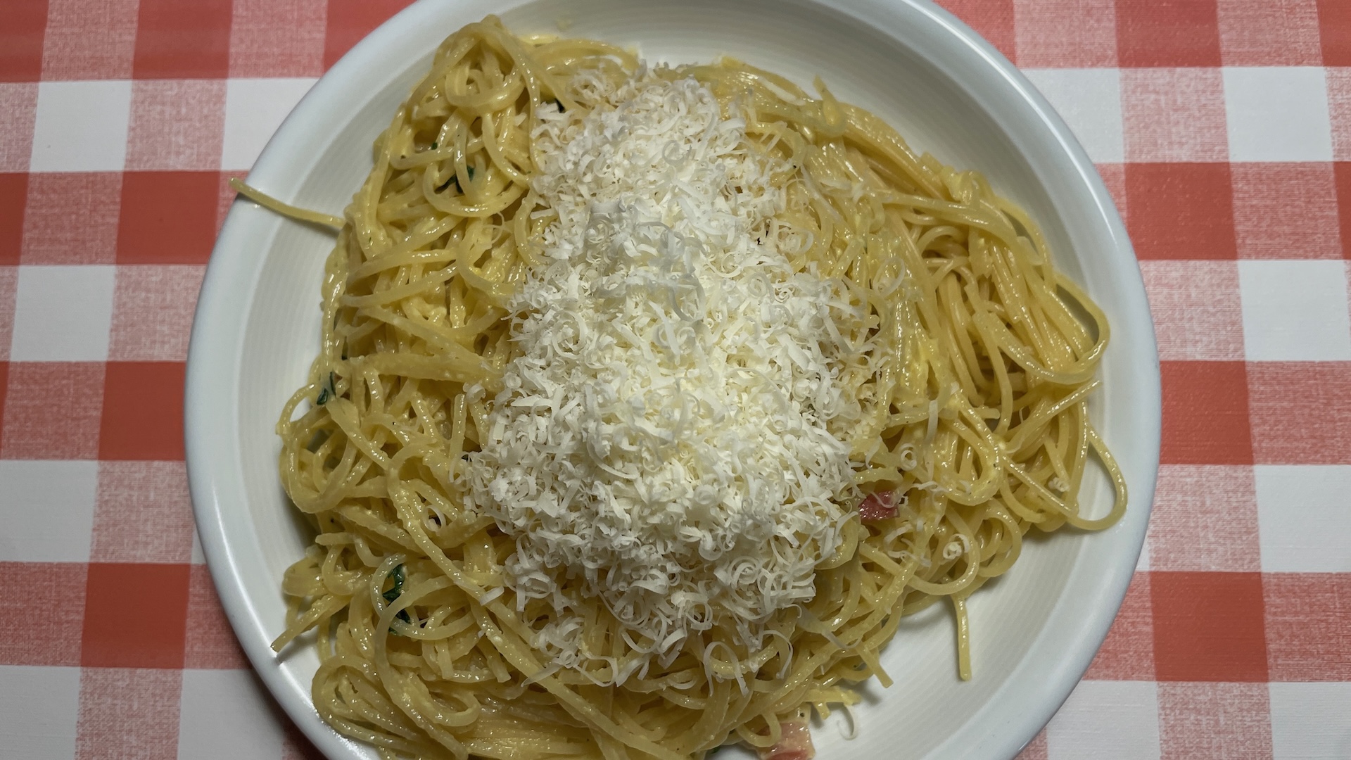 Carbonara PersilParmesanKnobkraut