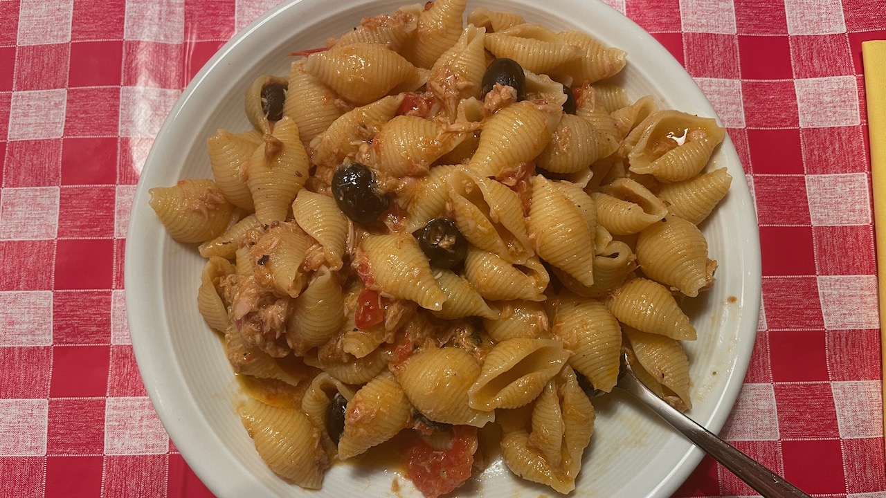 Conchiglie Olive Tonno