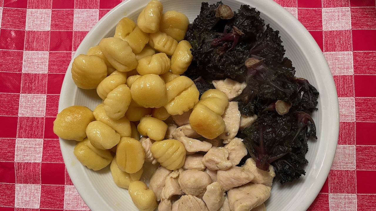 Gnocchi Kaletten Hähnchenklein