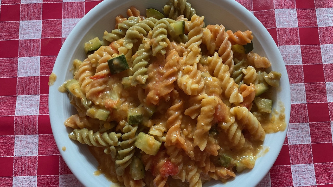 LinsenZucchiniTomatenPasta