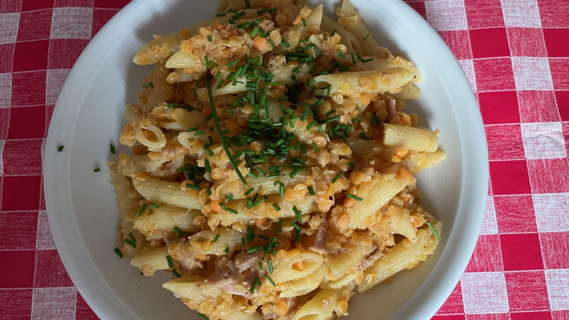 Rigatoni Linsen