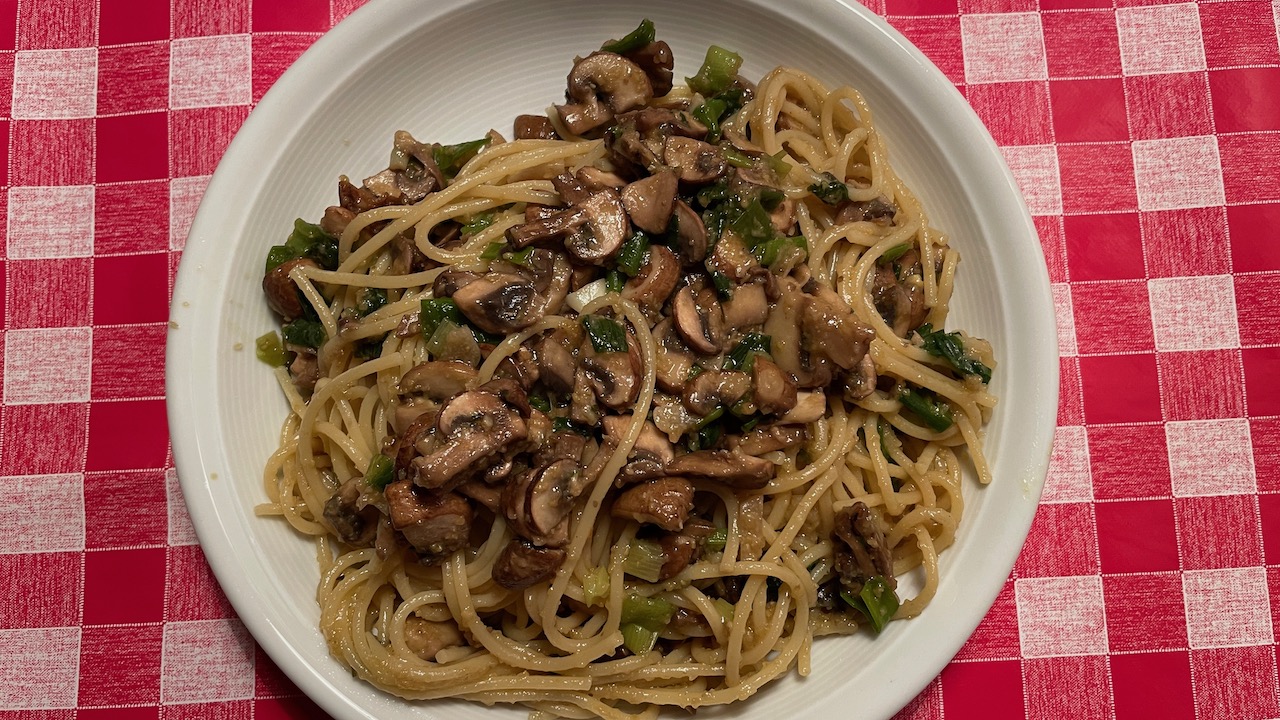 Spaghetti Champignon Lauch