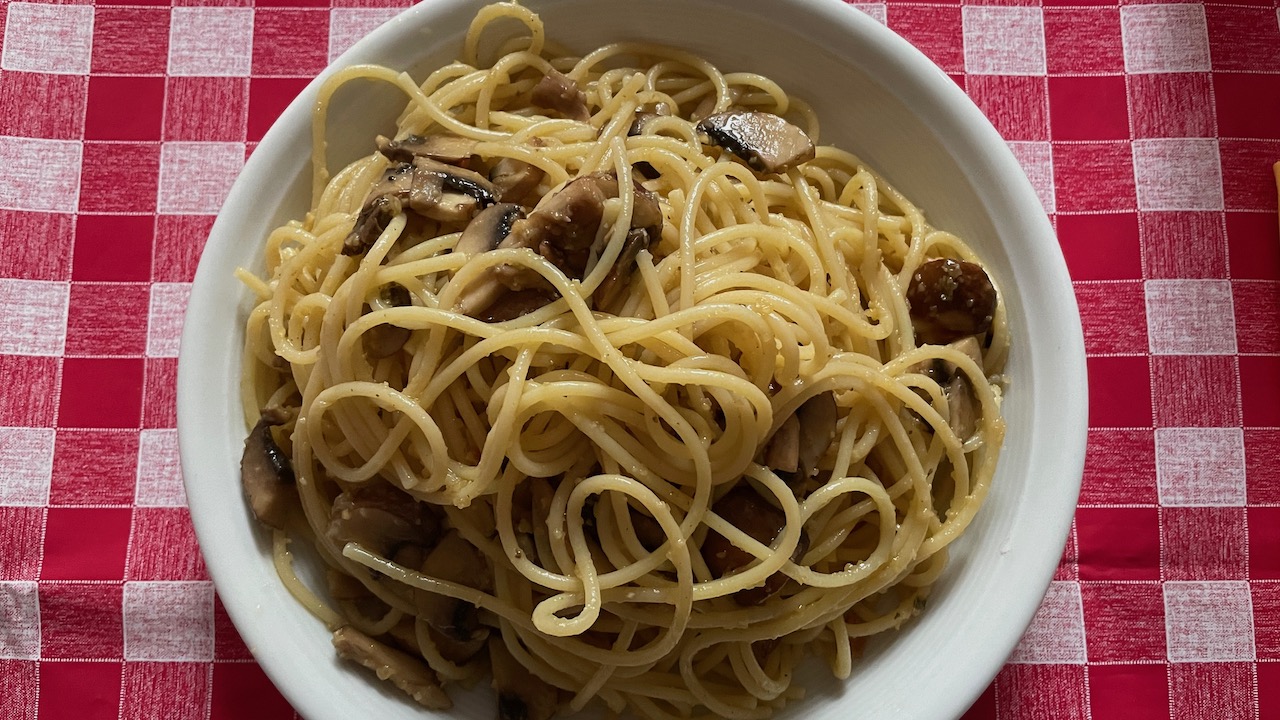 SpaghettiFunghiPolenta