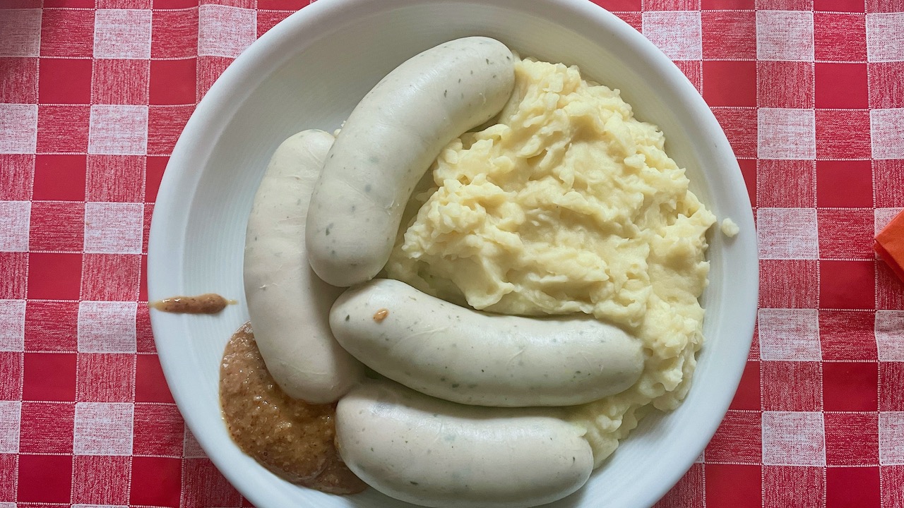 Weißwurst Kartoffelpü